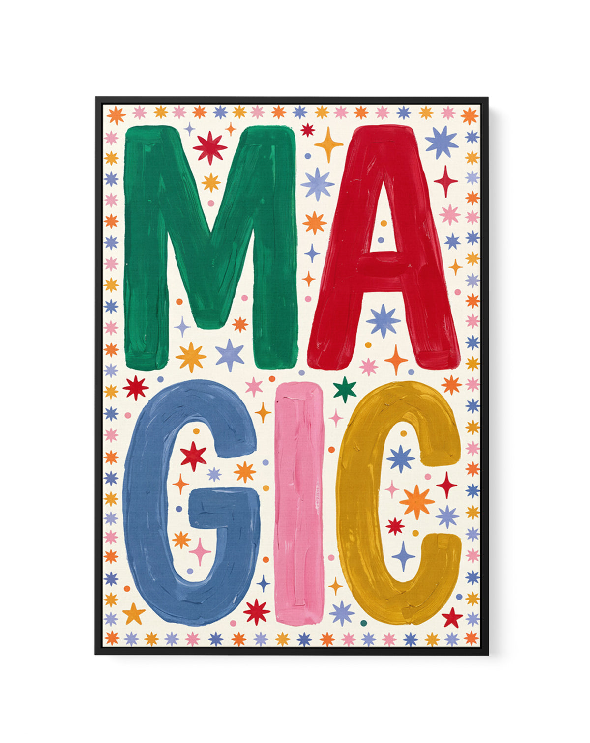 Rainbow Magic | Framed Canvas Art Print