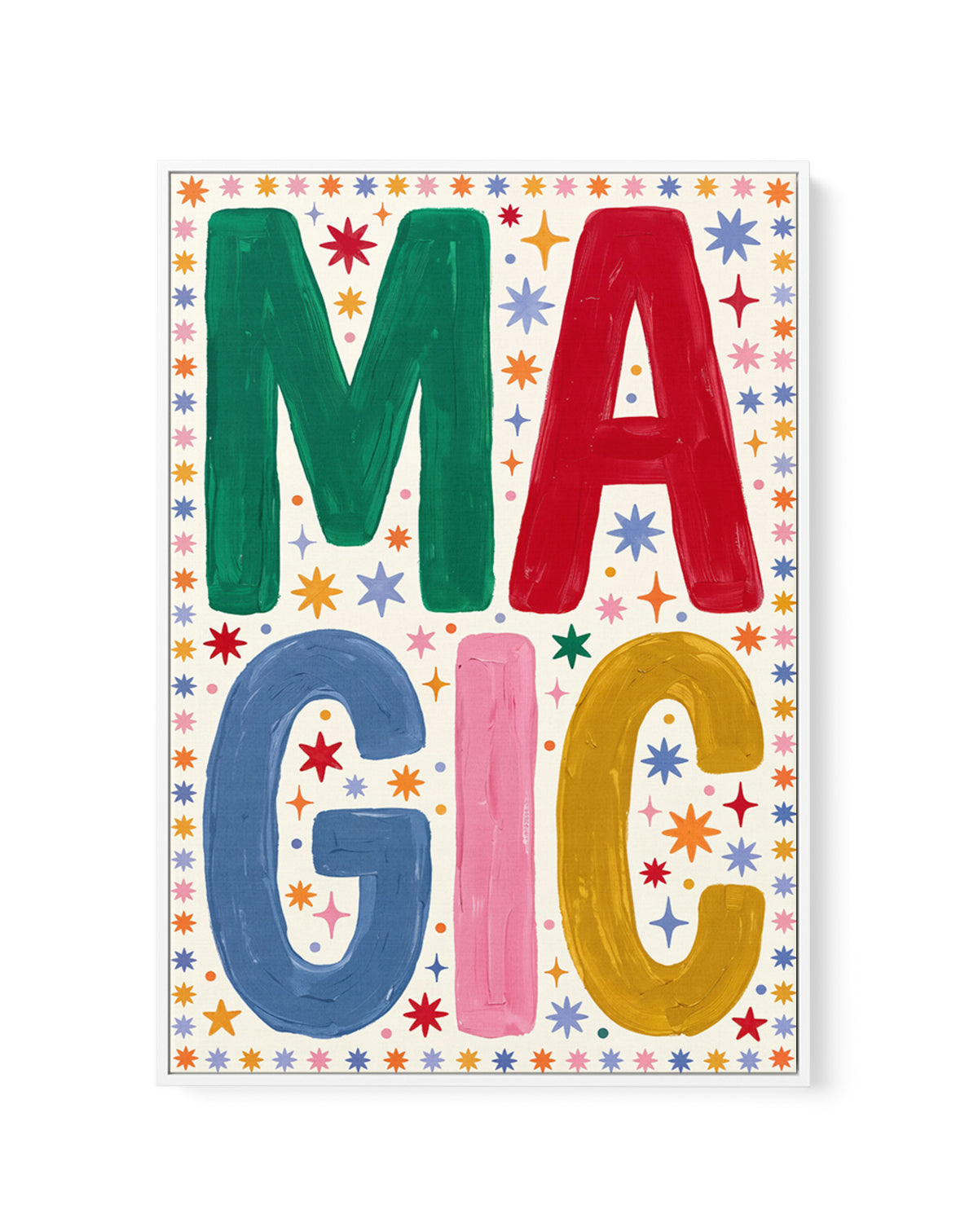 Rainbow Magic | Framed Canvas Art Print