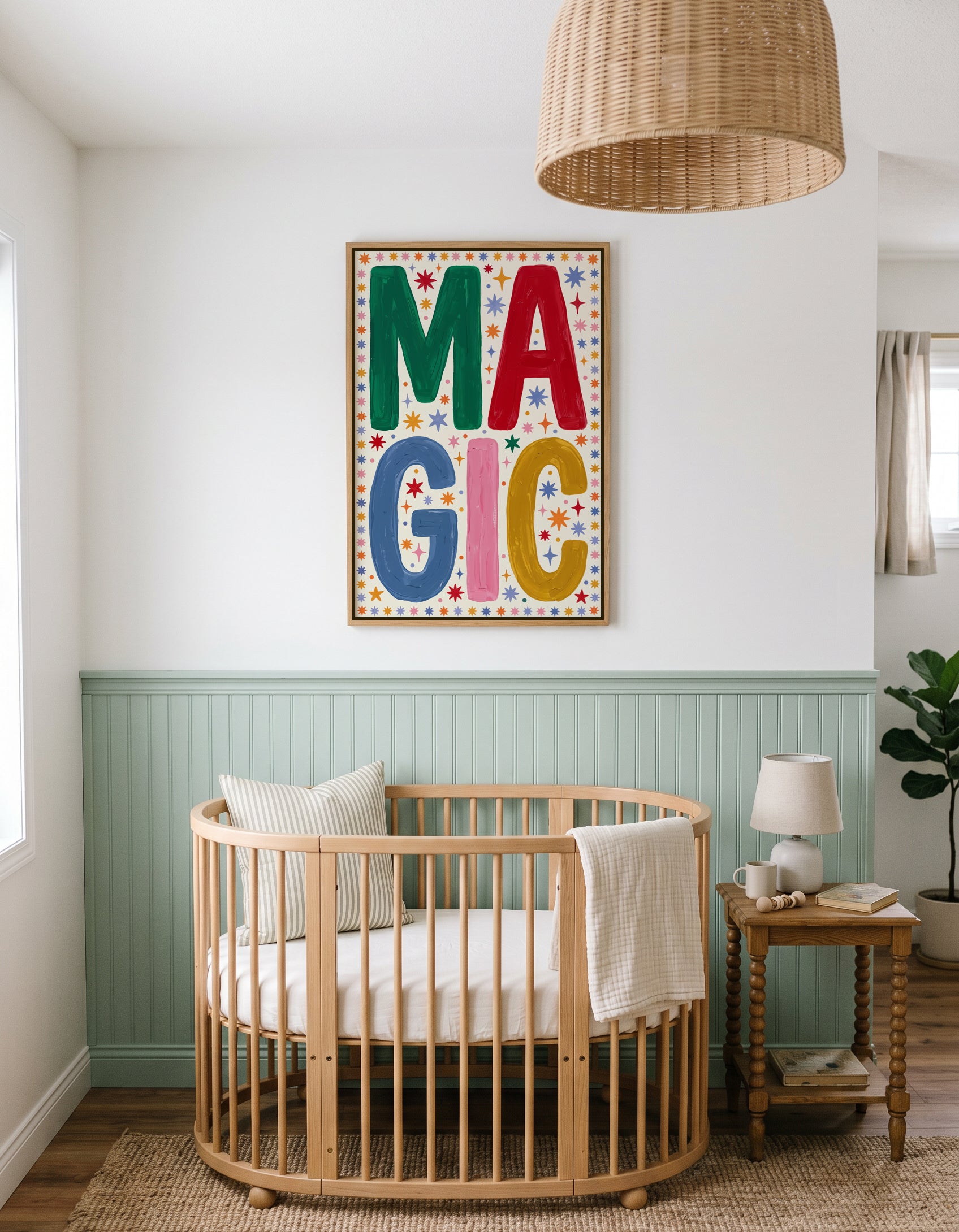 Rainbow Magic | Framed Canvas Art Print