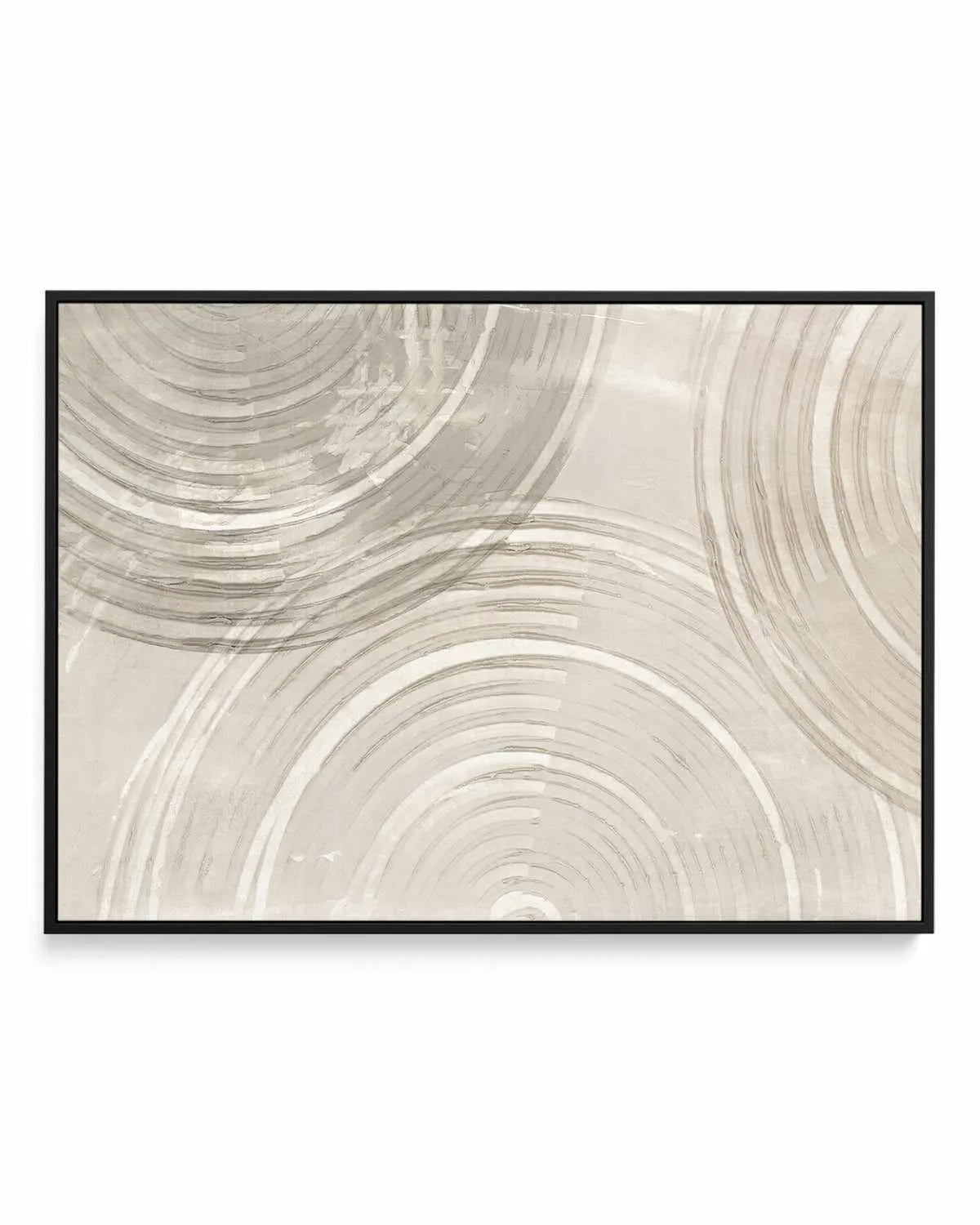 Rainbow Neutral | Framed Canvas Art Print from Olive et Oriel where you can shop wallpaper and artworks online