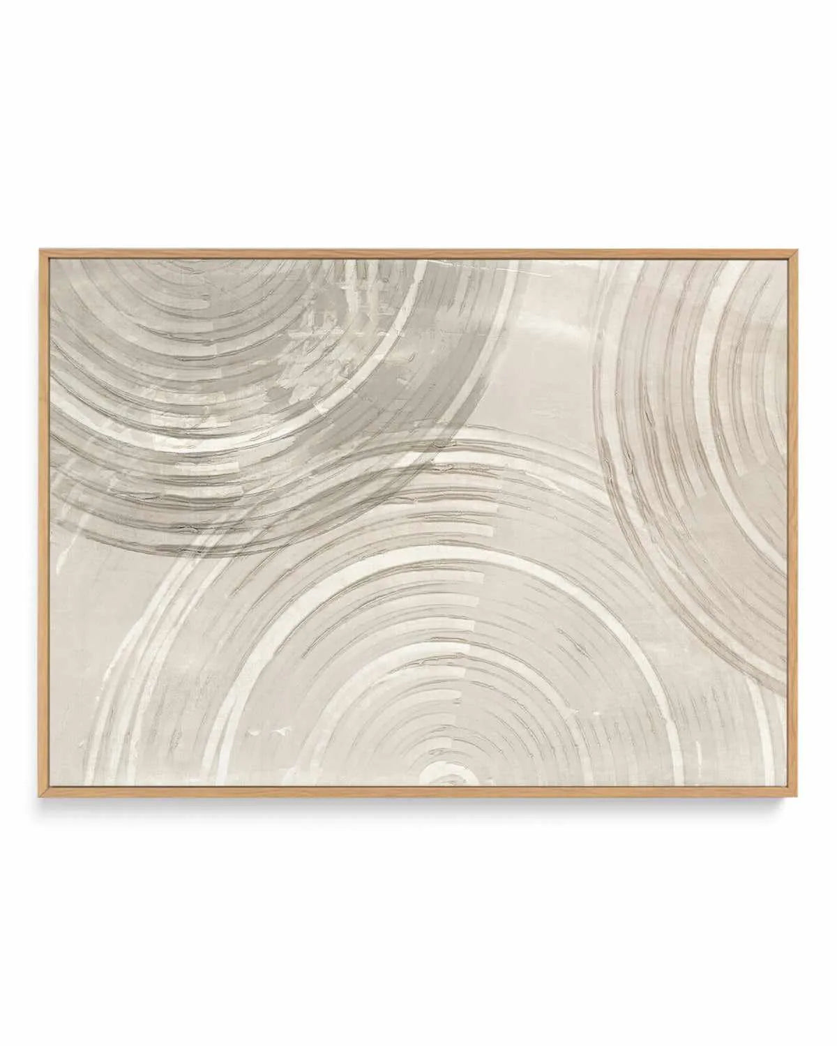 Rainbow Neutral | Framed Canvas Art Print from Olive et Oriel where you can shop wallpaper and artworks online