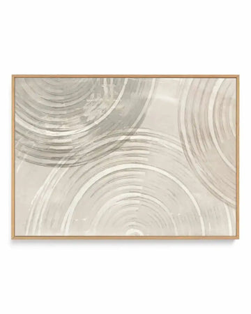 Rainbow Neutral | Framed Canvas Art Print from Olive et Oriel where you can shop wallpaper and artworks online