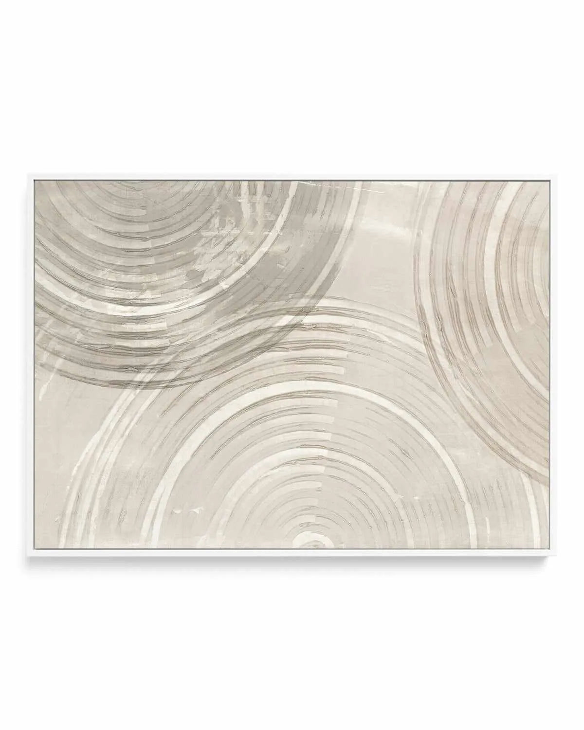 Rainbow Neutral | Framed Canvas Art Print from Olive et Oriel where you can shop wallpaper and artworks online