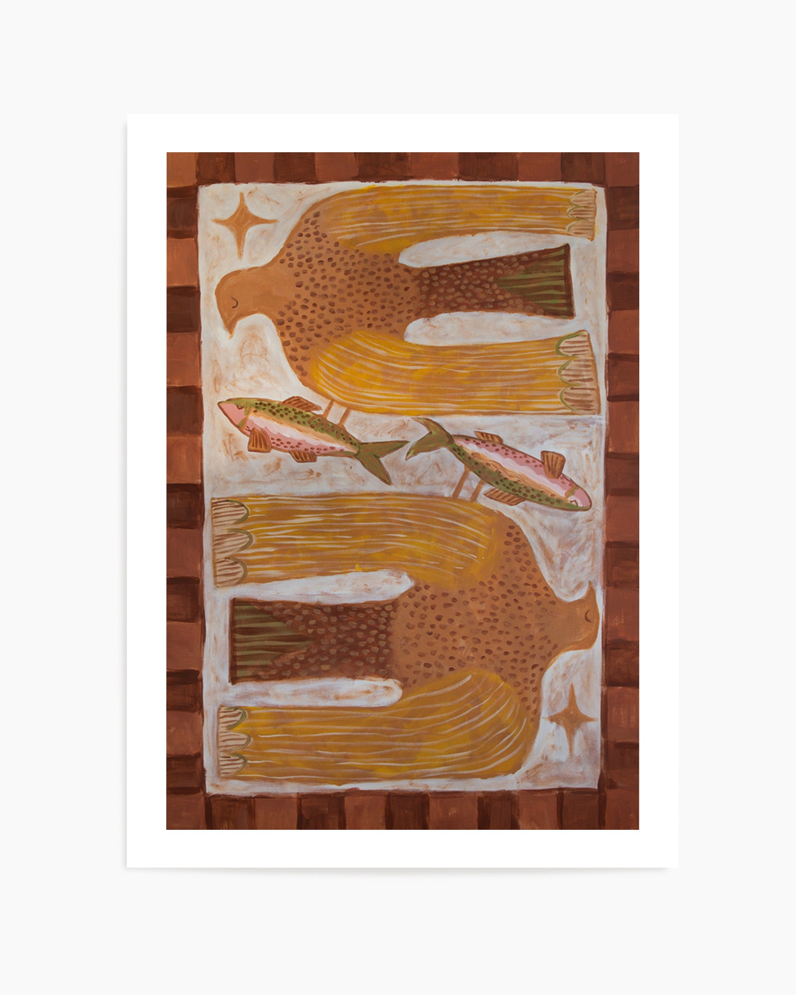 Rainbow Osprey by Erin Champ | Art Print