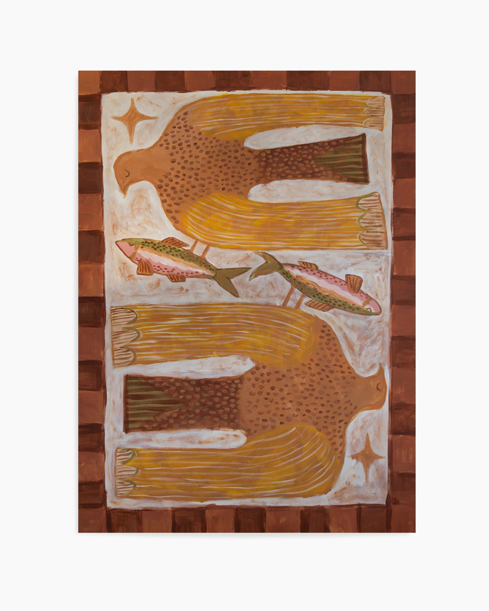 Rainbow Osprey by Erin Champ | Art Print