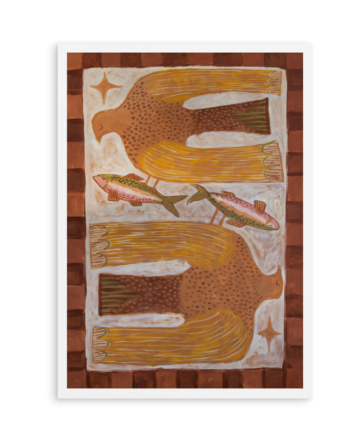 Rainbow Osprey by Erin Champ | Art Print