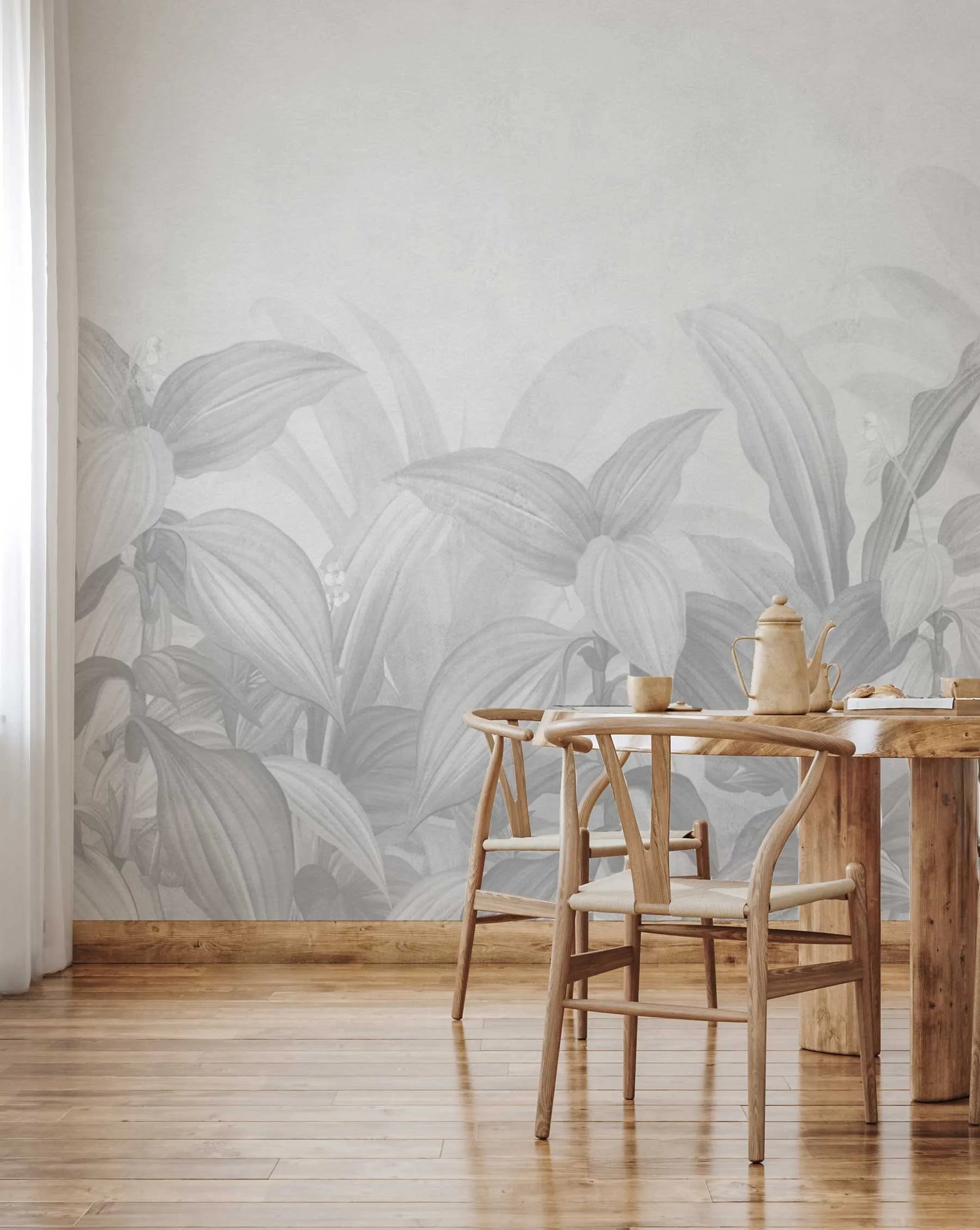 Rainforest Luxe in B&W Wallpaper-Wallpaper-Buy-Australian-Removable-Wallpaper-Now-In-Black-&-White-Wallpaper-Peel-And-Stick-Wallpaper-Online-At-Olive-et-Oriel-Custom-Made-Wallpapers-Wall-Papers-Decorate-Your-Bedroom-Living-Room-Kids-Room-or-Commercial-Interior