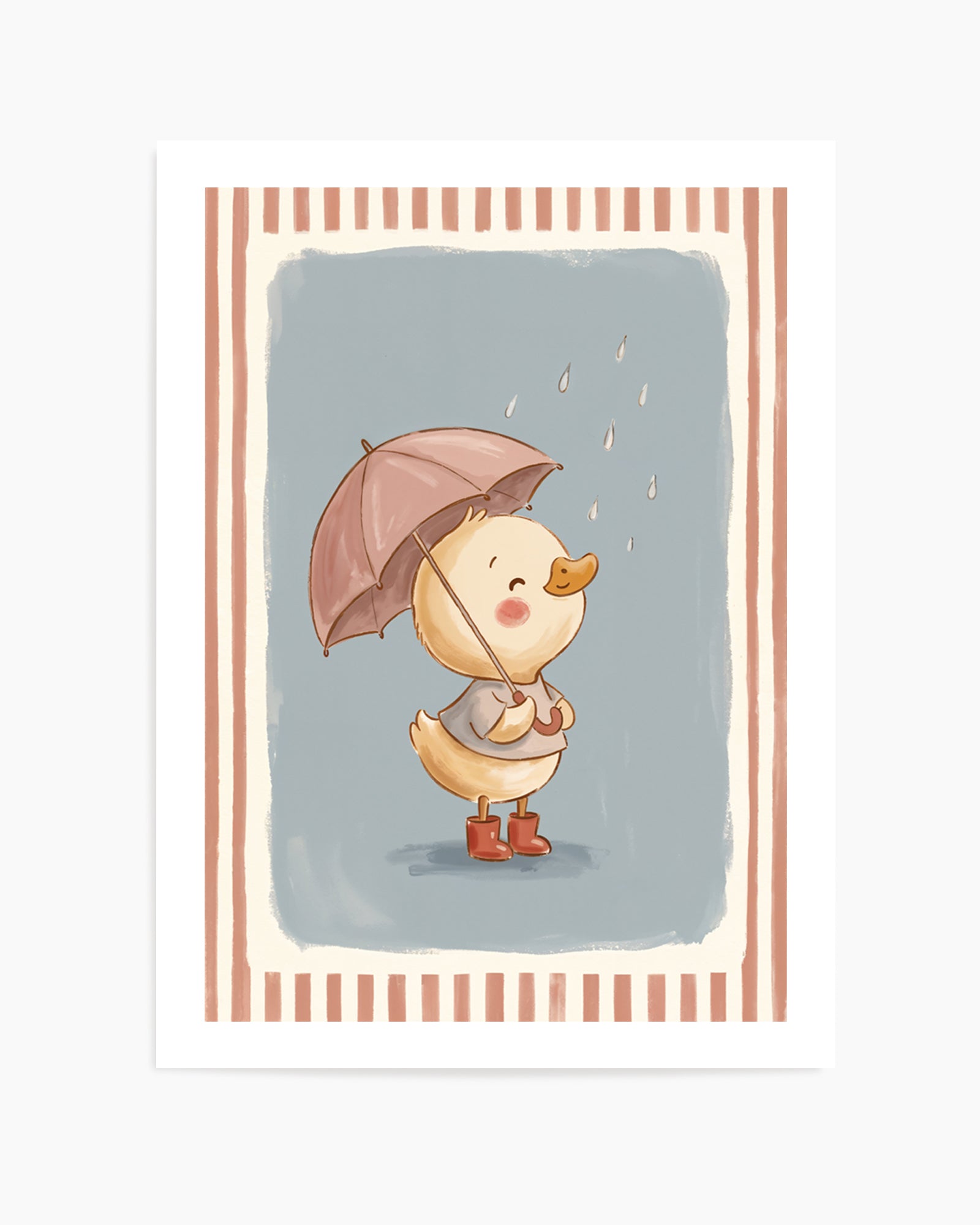 Rainy Day Duckling | Art Print