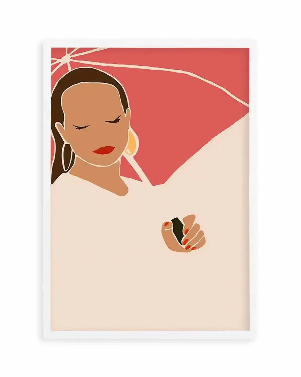 Rainy Day in NYC Art Print from Olive et Oriel where you can shop wallpaper and artworks online