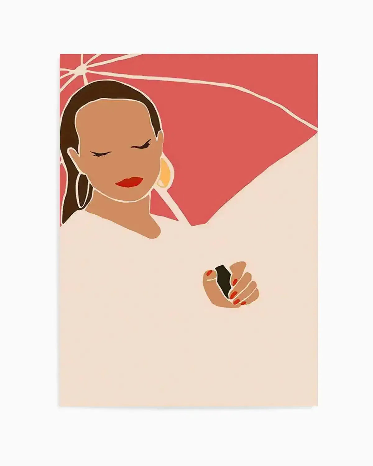 Rainy Day in NYC Art Print from Olive et Oriel where you can shop wallpaper and artworks online