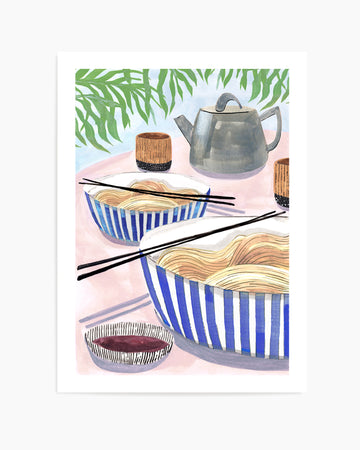 Ramen by Laura Page | Art Print