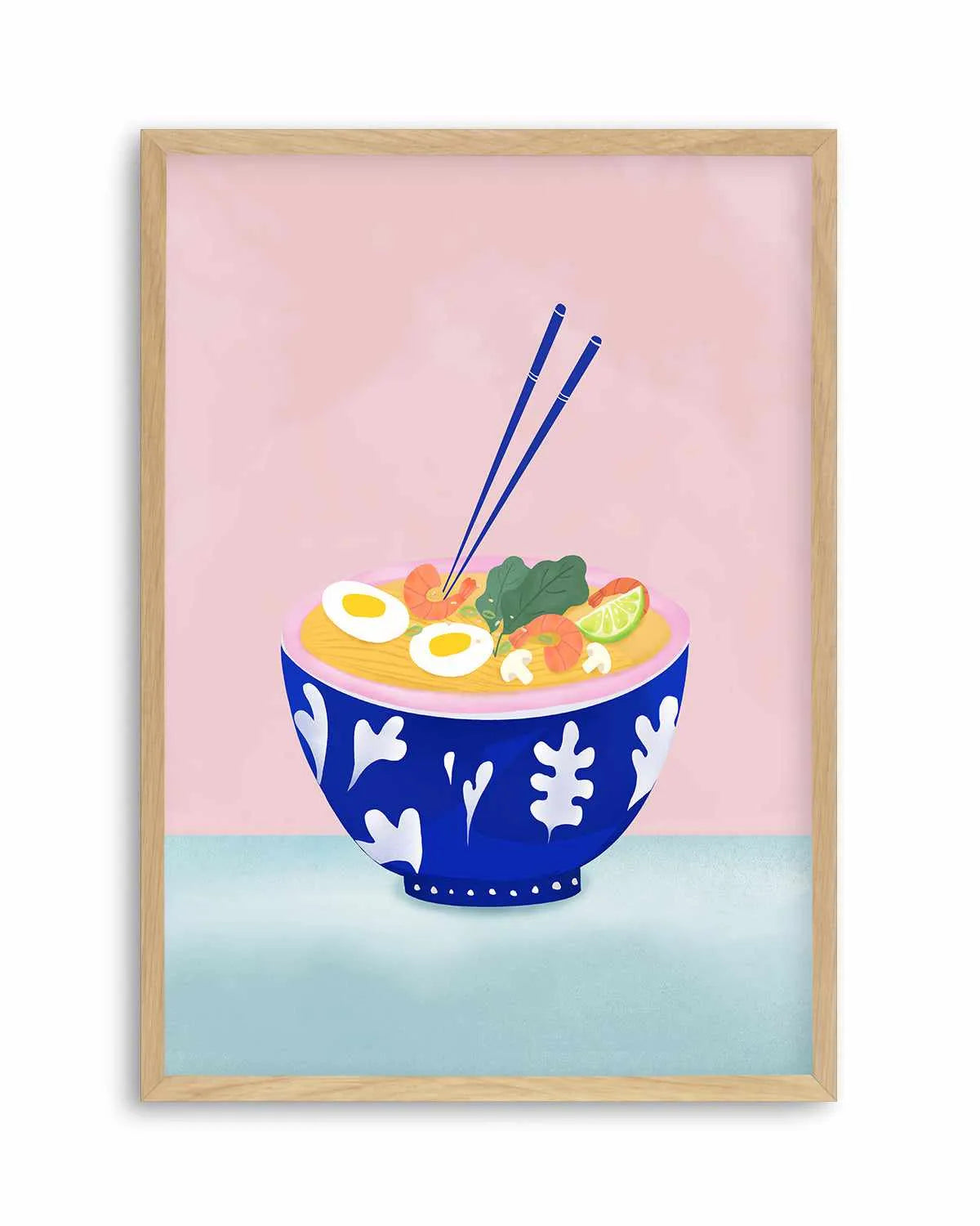 Ramen Bowl by Petra Lizde Art Print from Olive et Oriel where you can shop wallpaper and artworks online