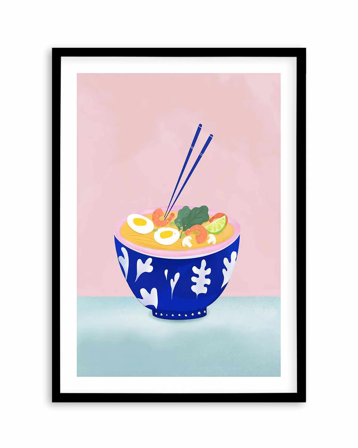 Ramen Bowl by Petra Lizde Art Print from Olive et Oriel where you can shop wallpaper and artworks online