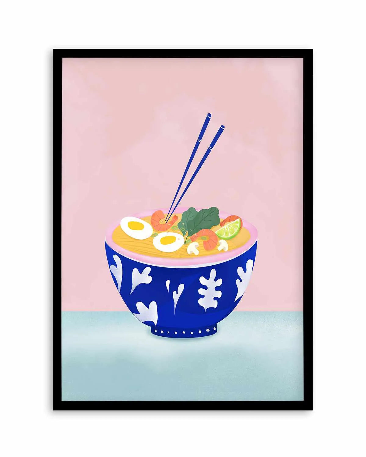 Ramen Bowl by Petra Lizde Art Print from Olive et Oriel where you can shop wallpaper and artworks online