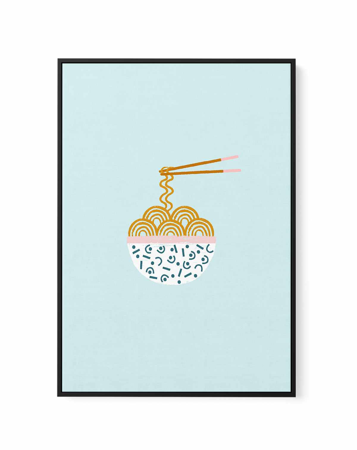 Ramen By Aislinn Simmonds | Framed Canvas Art Print from Olive et Oriel where you can shop wallpaper and artworks online