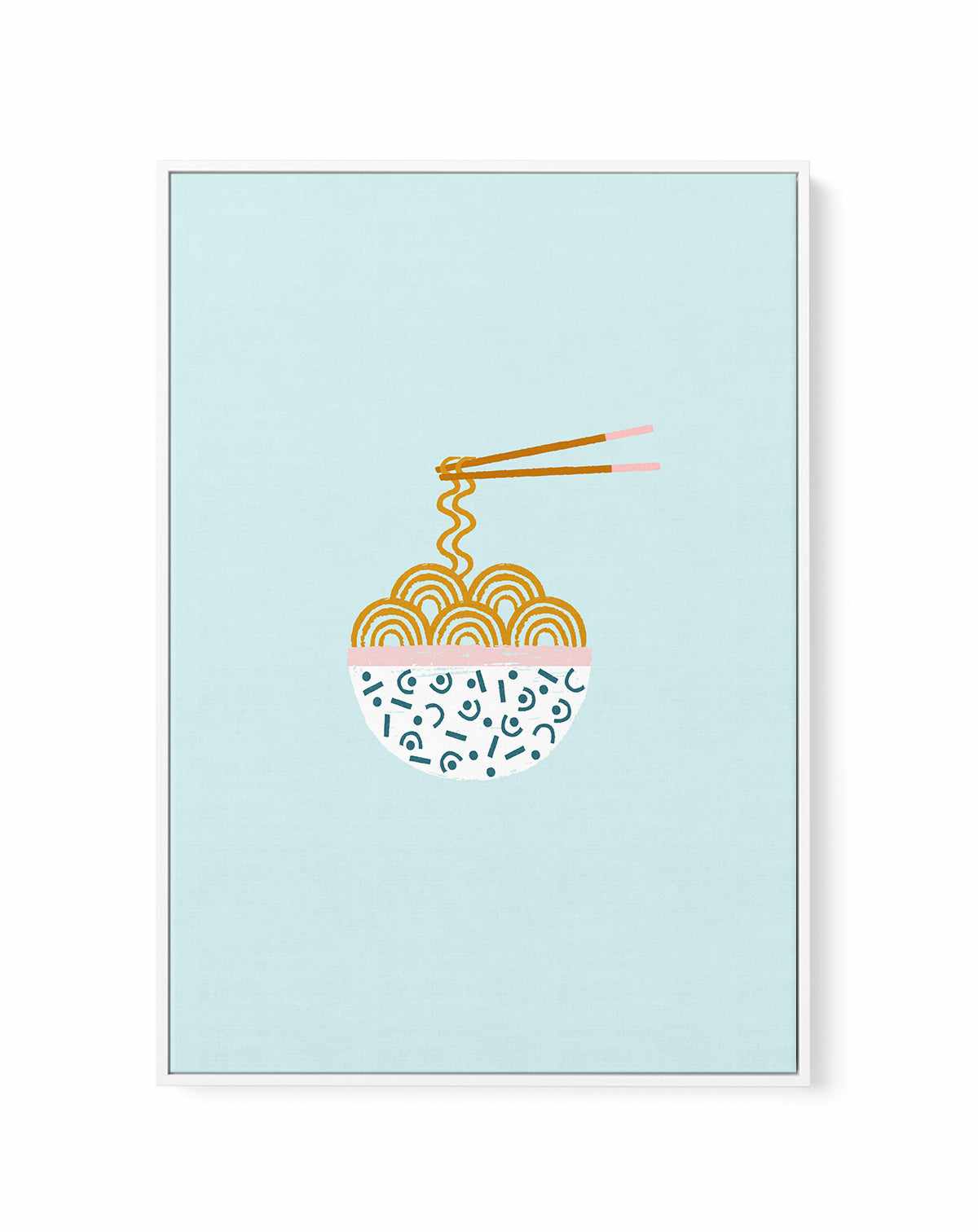 Ramen By Aislinn Simmonds | Framed Canvas Art Print from Olive et Oriel where you can shop wallpaper and artworks online