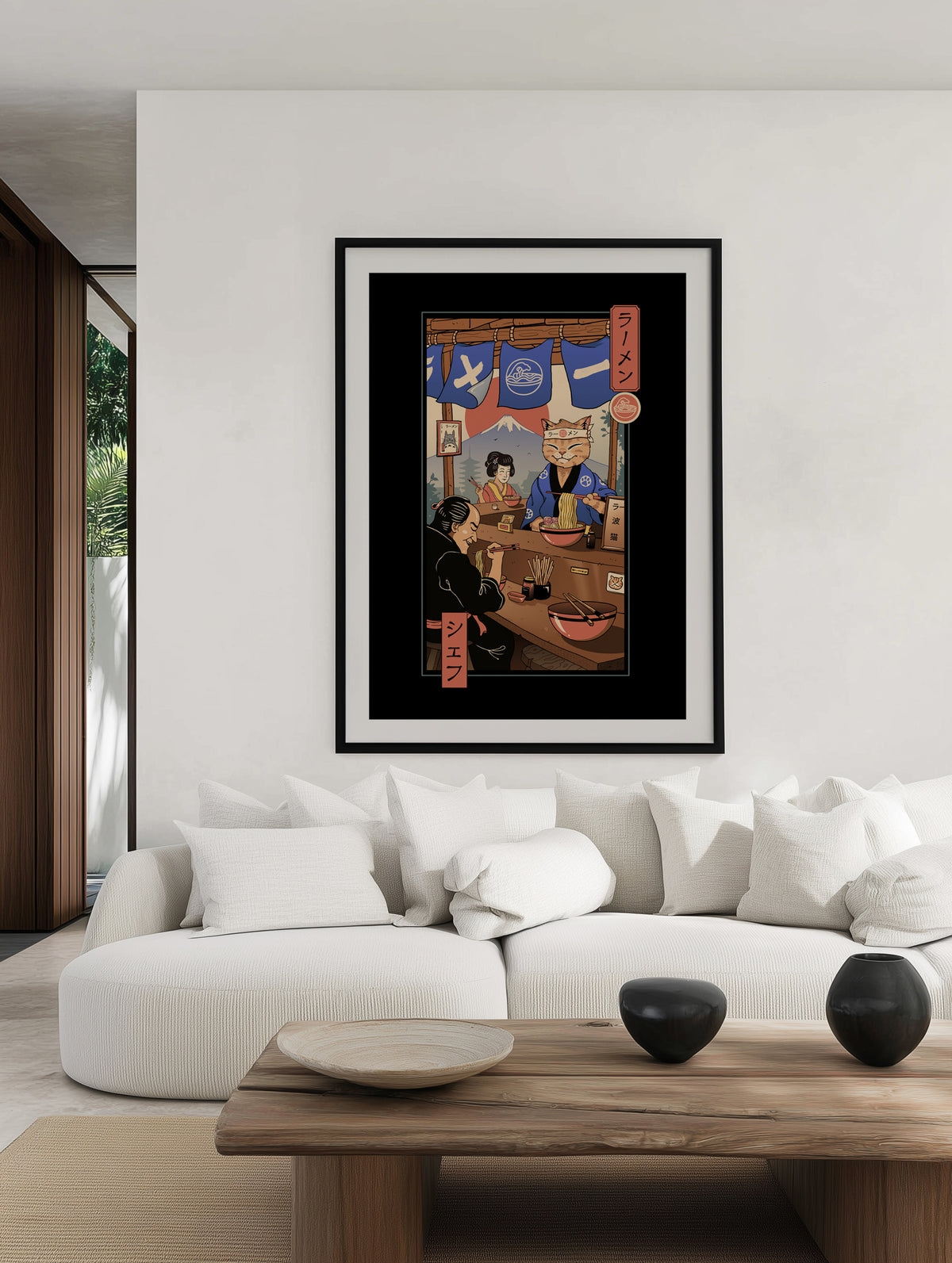 Ramen Meowster by Vincent Trinidad | Art Print