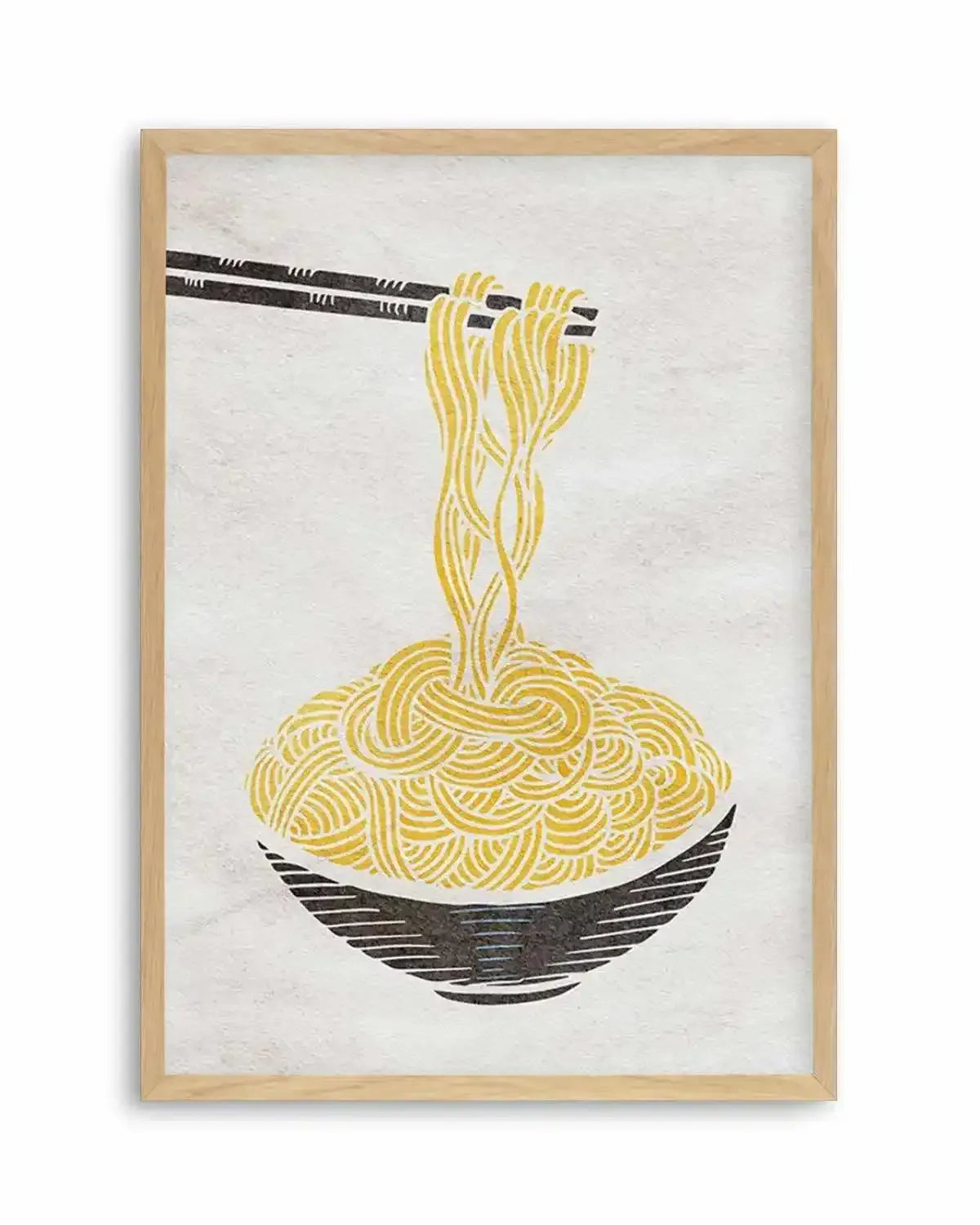 Ramen Noodles Art Print from Olive et Oriel where you can shop wallpaper and artworks online