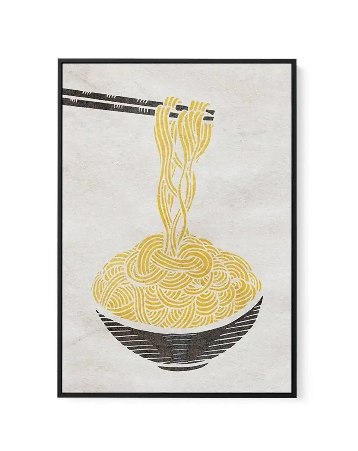 Ramen Noodles | Framed Canvas-CANVAS-You can shop wall art online with Olive et Oriel for everything from abstract art to fun kids wall art. Our beautiful modern art prints and canvas art are available from large canvas prints to wall art paintings and our proudly Australian artwork collection offers only the highest quality framed large wall art and canvas art Australia - You can buy fashion photography prints or Hampton print posters and paintings on canvas from Olive et Oriel and have them de