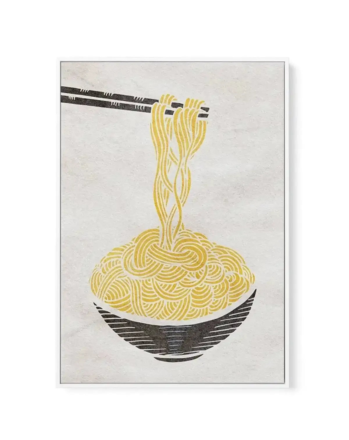 Ramen Noodles | Framed Canvas-CANVAS-You can shop wall art online with Olive et Oriel for everything from abstract art to fun kids wall art. Our beautiful modern art prints and canvas art are available from large canvas prints to wall art paintings and our proudly Australian artwork collection offers only the highest quality framed large wall art and canvas art Australia - You can buy fashion photography prints or Hampton print posters and paintings on canvas from Olive et Oriel and have them de