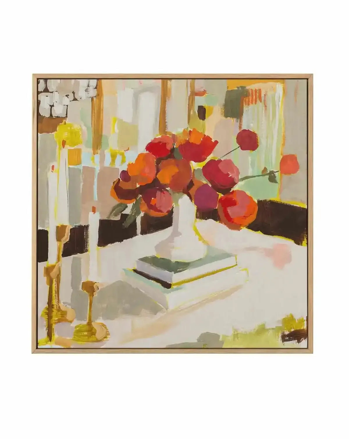 Ranunculus by Jenny Westenhofer | Framed Canvas Art Print from Olive et Oriel where you can shop wallpaper and artworks online