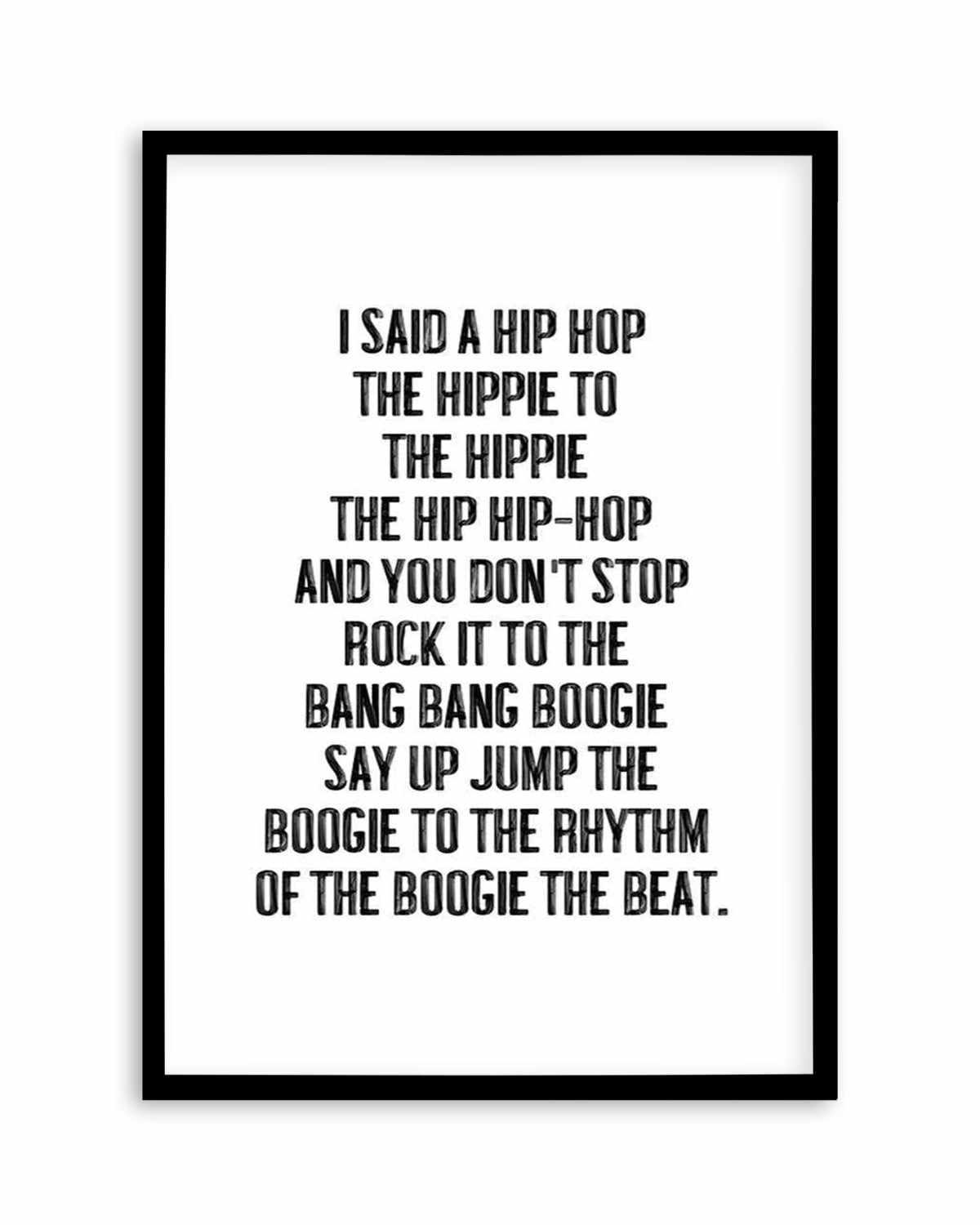 Rappers Delight Art Print