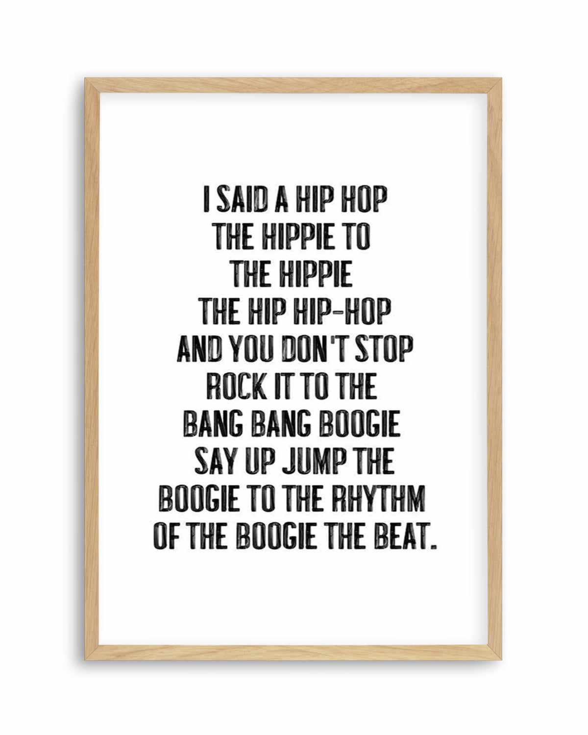 Rappers Delight Art Print