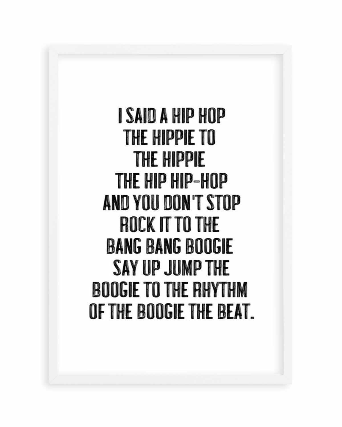 Rappers Delight Art Print