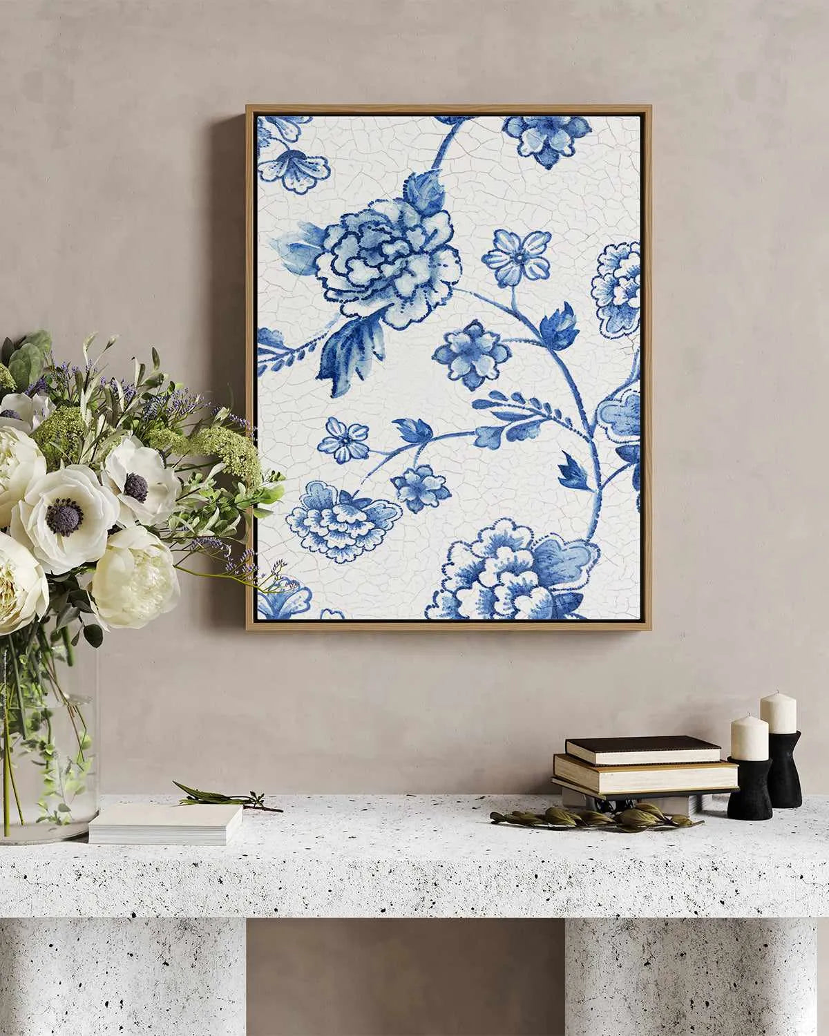 Rare and Delicate I | Framed Canvas Art Print from Olive et Oriel where you can shop wallpaper and artworks online