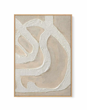 Raw Organic by Design Fabrikken | Framed Canvas Art Print from Olive et Oriel where you can shop wallpaper and artworks online