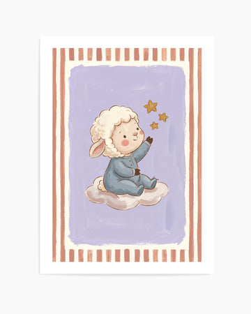 Reach For The Stars, Lamb | Art Print