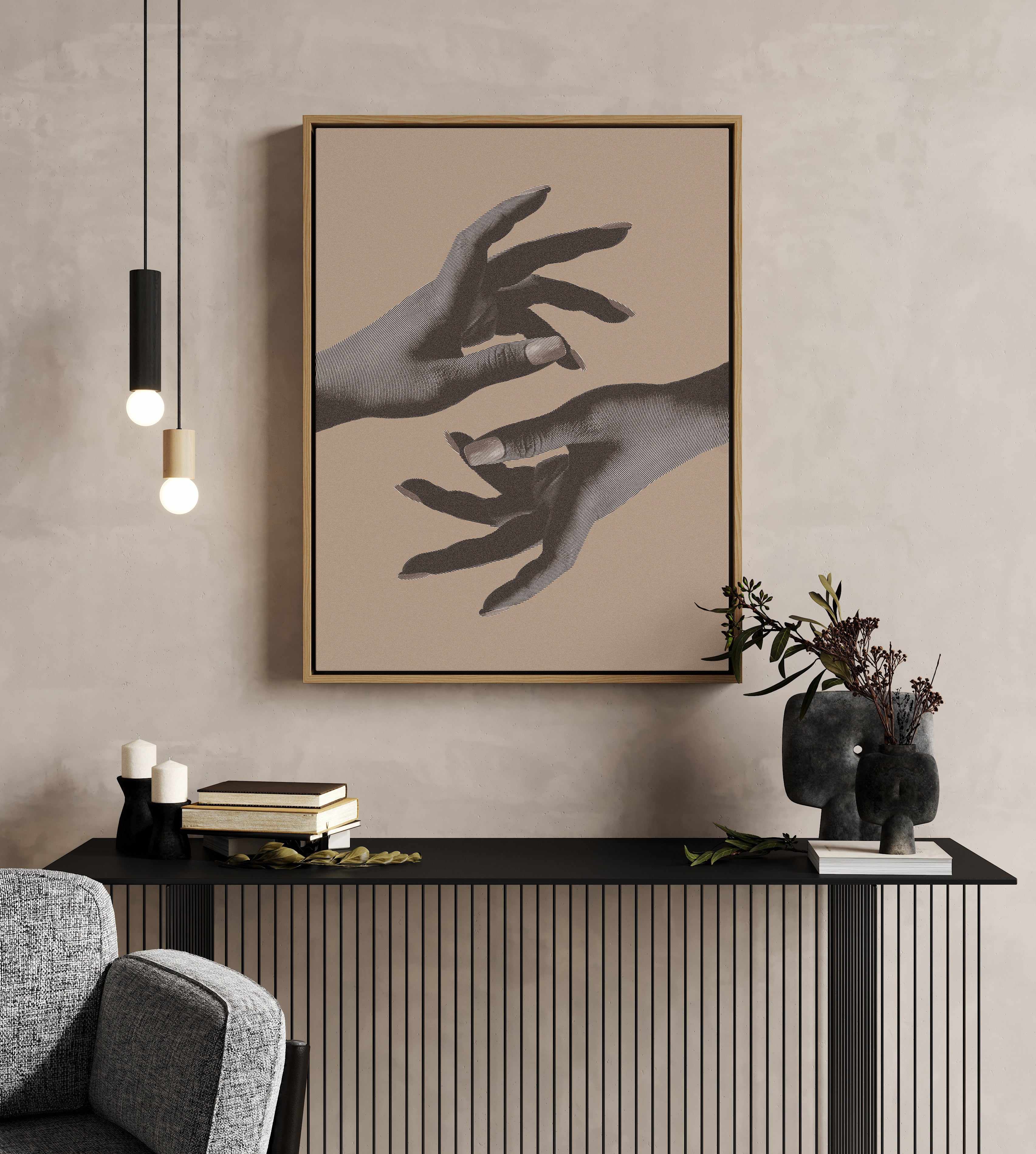 Reaching No 3 By Studio III | Framed Canvas Art Print