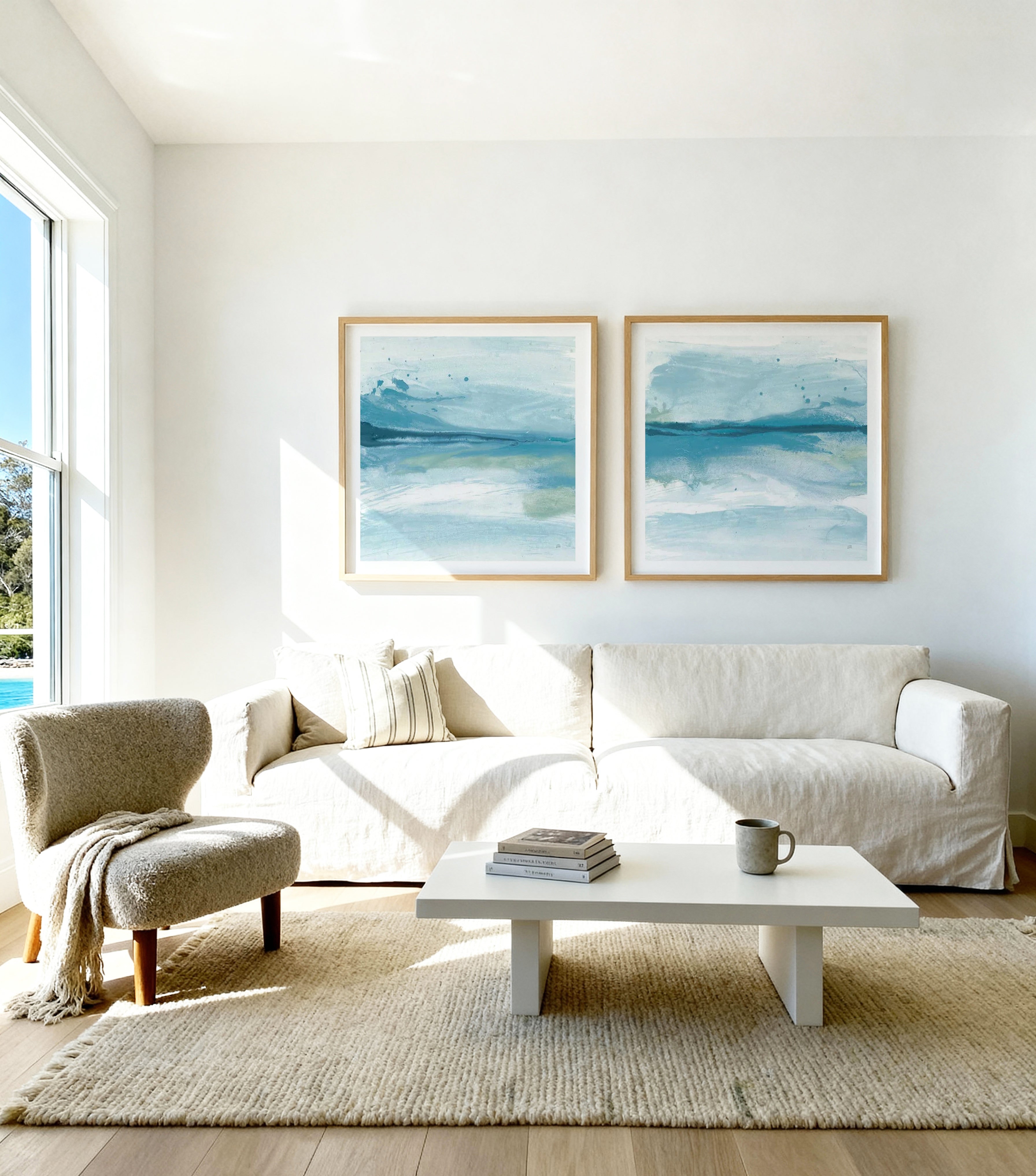 Reactions Bright I & II Art Print Set of 2 | Matching Wall Art