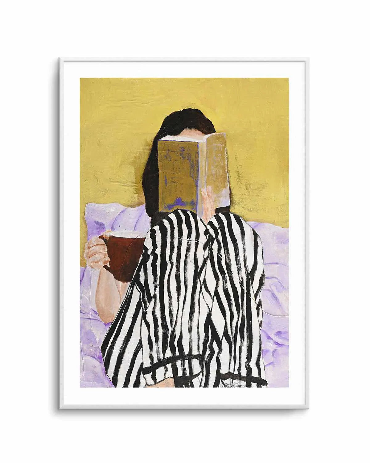 Reading by Design Fabrikken Art Print from Olive et Oriel where you can shop wallpaper and artworks online