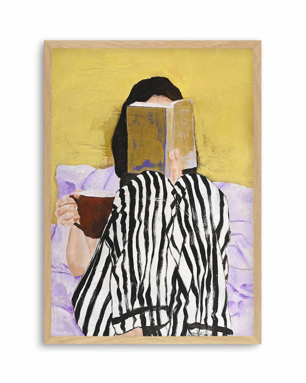 Reading by Design Fabrikken Art Print from Olive et Oriel where you can shop wallpaper and artworks online