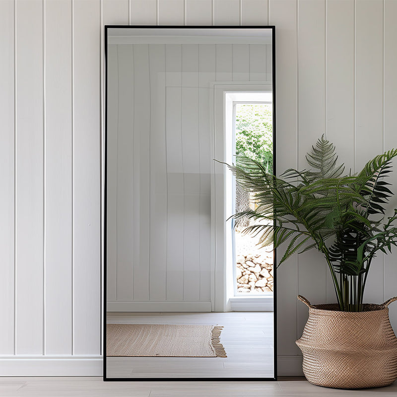 Manhattan Full Length Mirror in Black from Olive et Oriel where you can shop wallpaper and artworks online