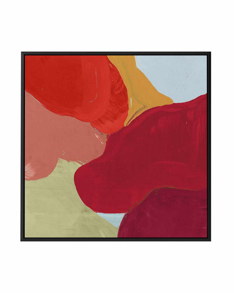 Red Clouds I | Framed Canvas Art Print