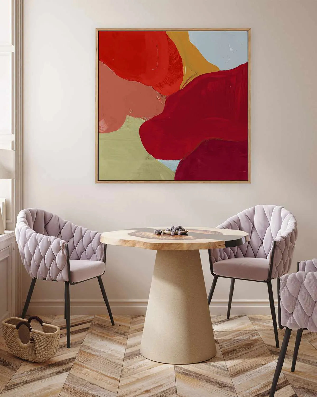 Red Clouds I | Framed Canvas Art Print from Olive et Oriel where you can shop wallpaper and artworks online