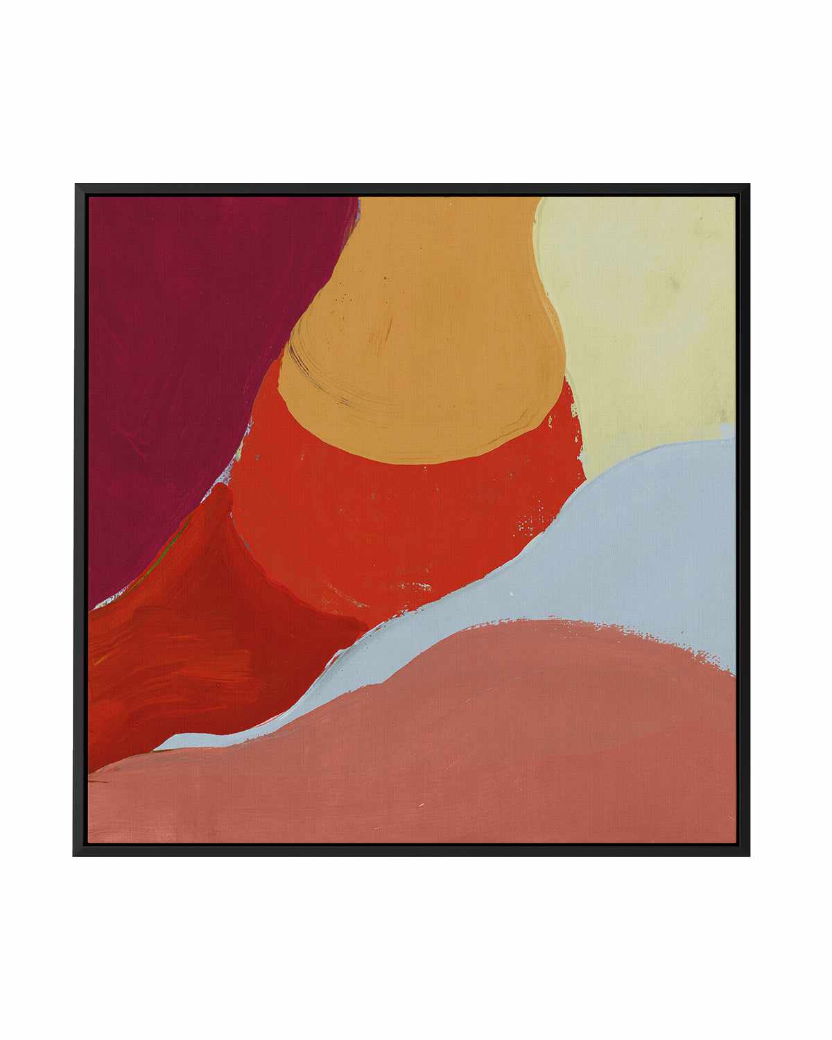 Red Clouds II | Framed Canvas Art Print