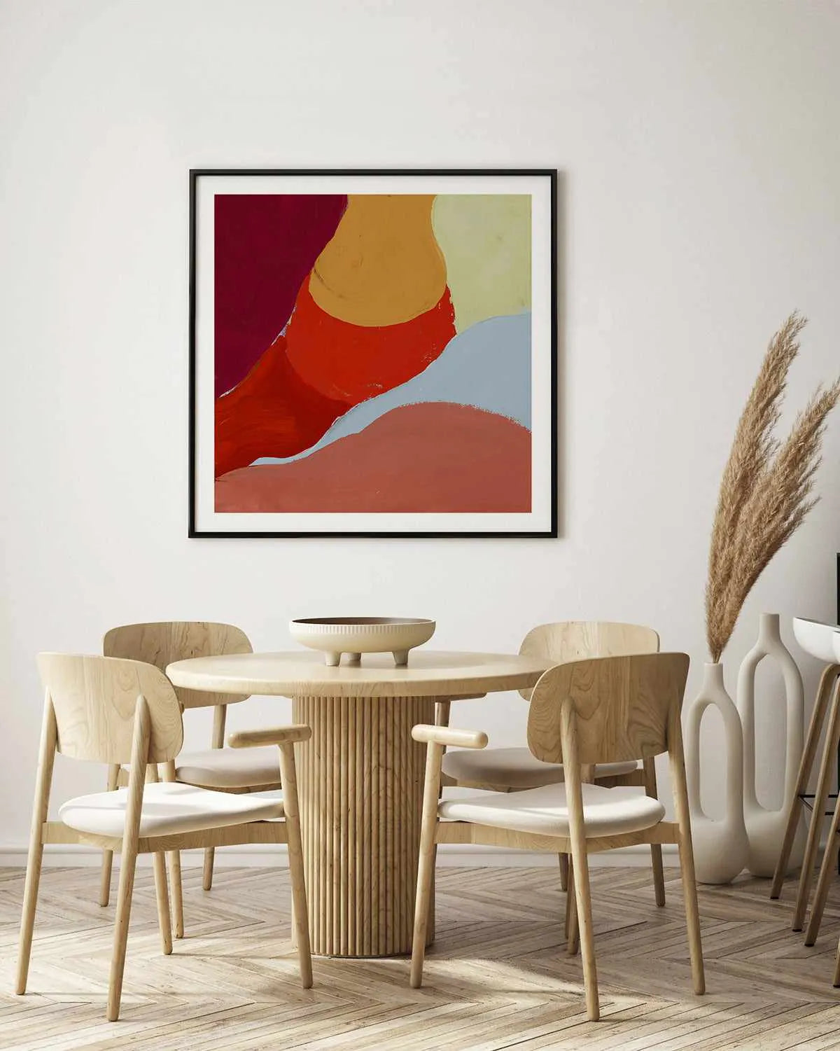 Red Clouds II Art Print from Olive et Oriel where you can shop wallpaper and artworks online