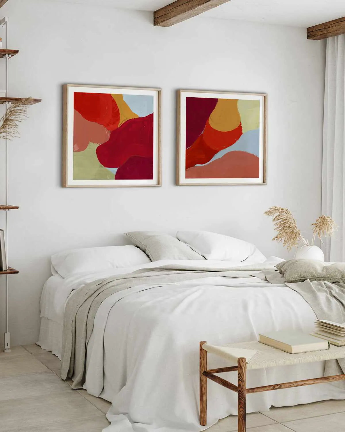 Red Clouds I Art Print from Olive et Oriel where you can shop wallpaper and artworks online