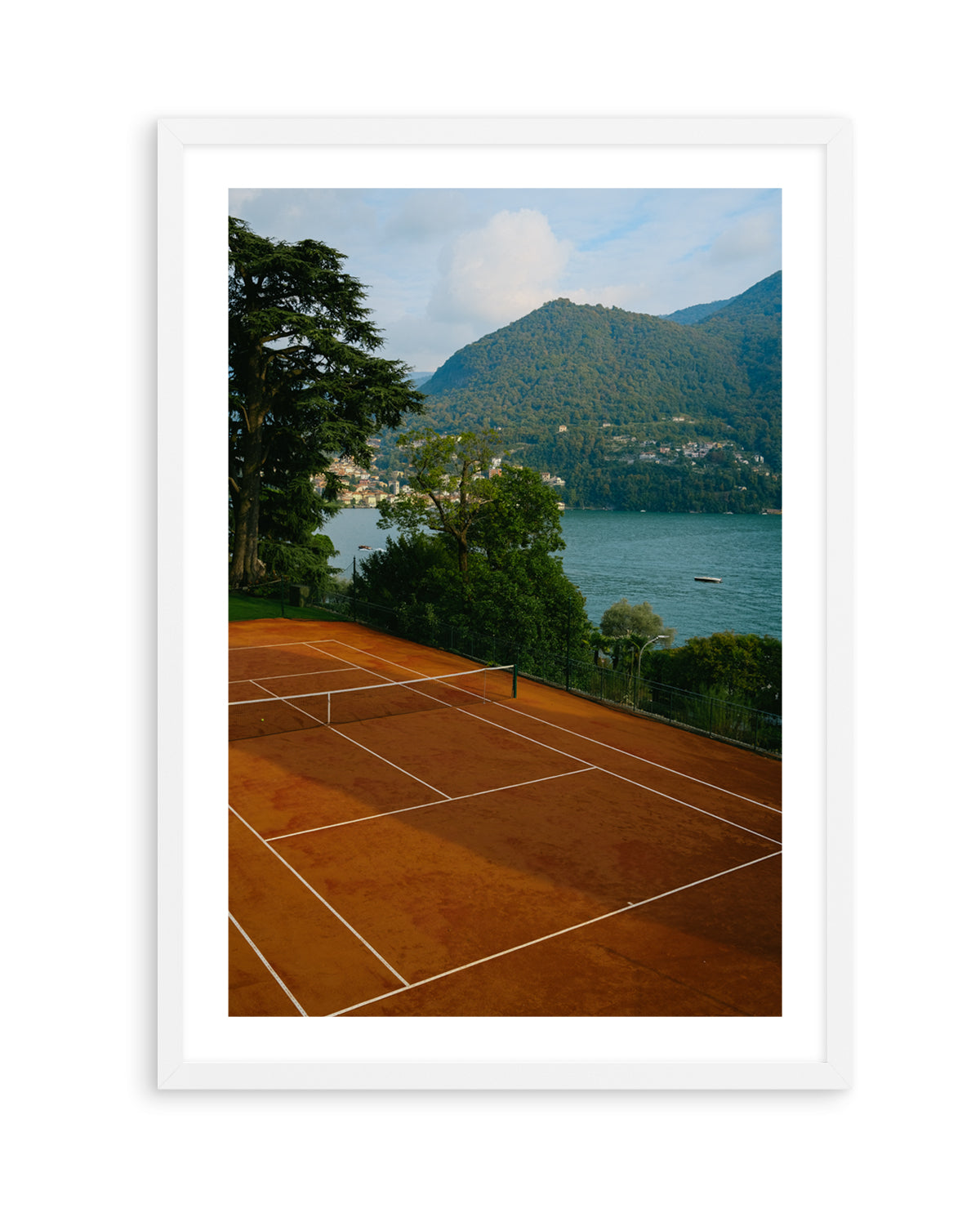 Red Court by Carson Grzegorczyk | Art Print