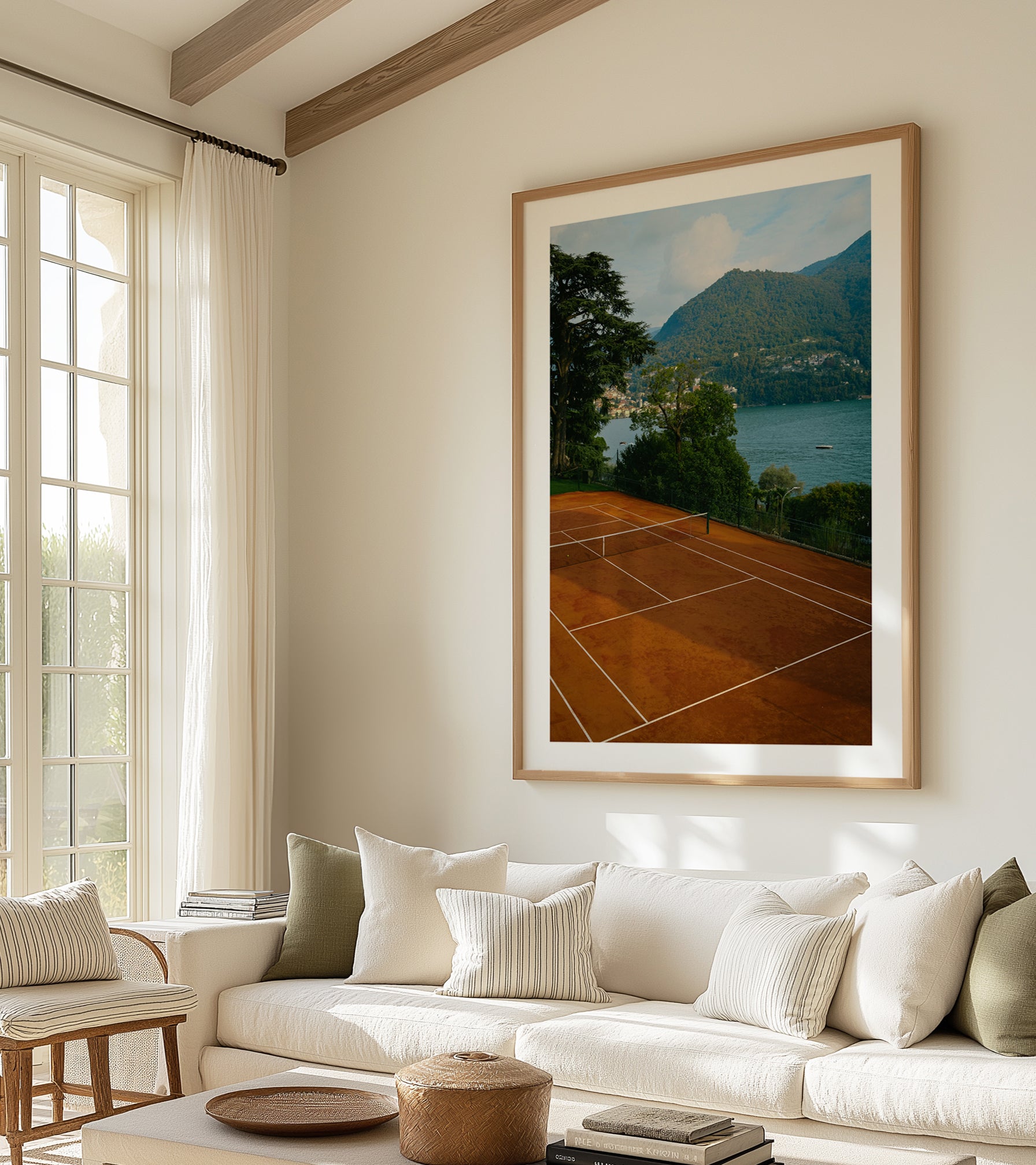 Red Court by Carson Grzegorczyk | Art Print
