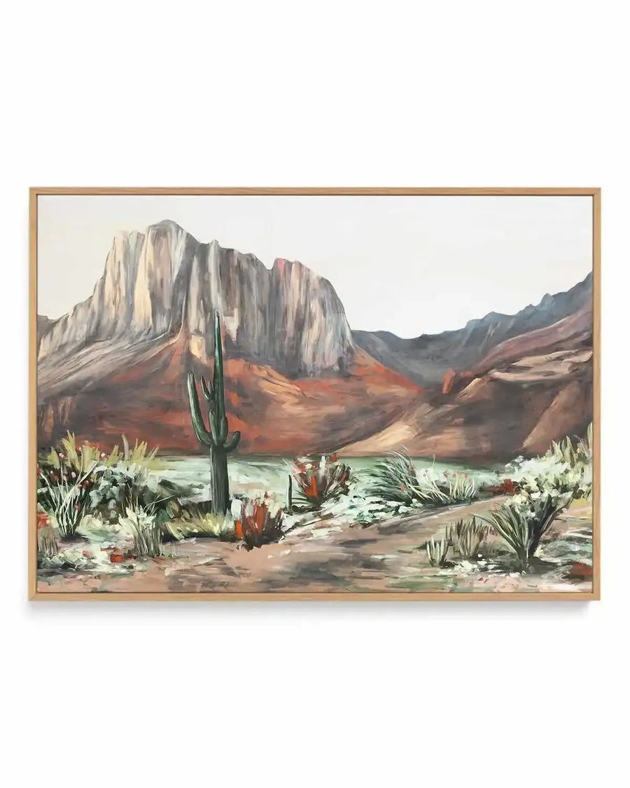 Red Desert by Meredith O'Neal | Framed Canvas Art Print from Olive et Oriel where you can shop wallpaper and artworks online