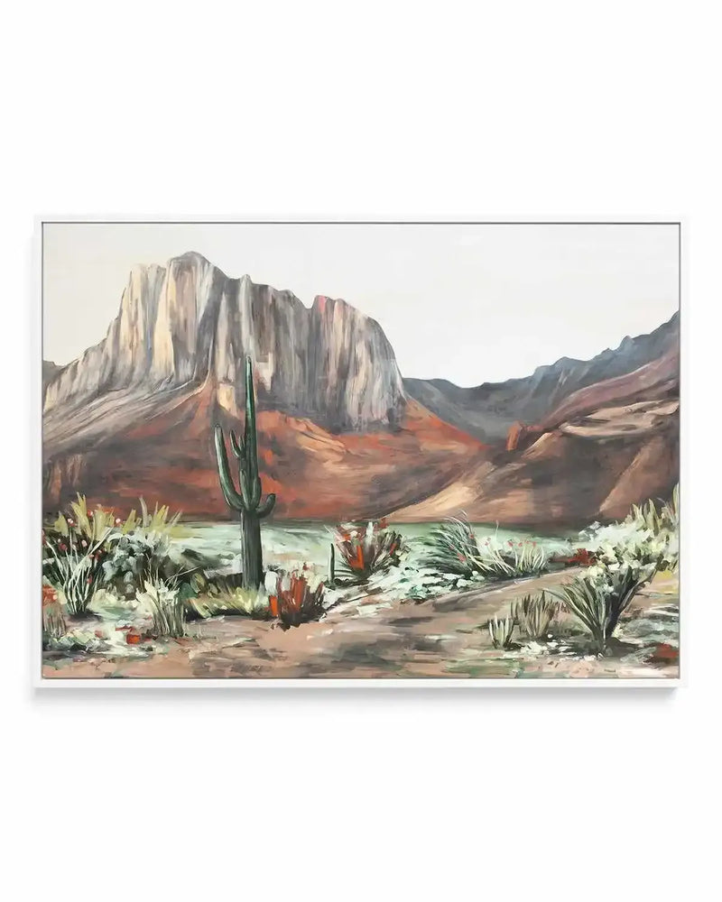 Red Desert by Meredith O'Neal | Framed Canvas Art Print from Olive et Oriel where you can shop wallpaper and artworks online