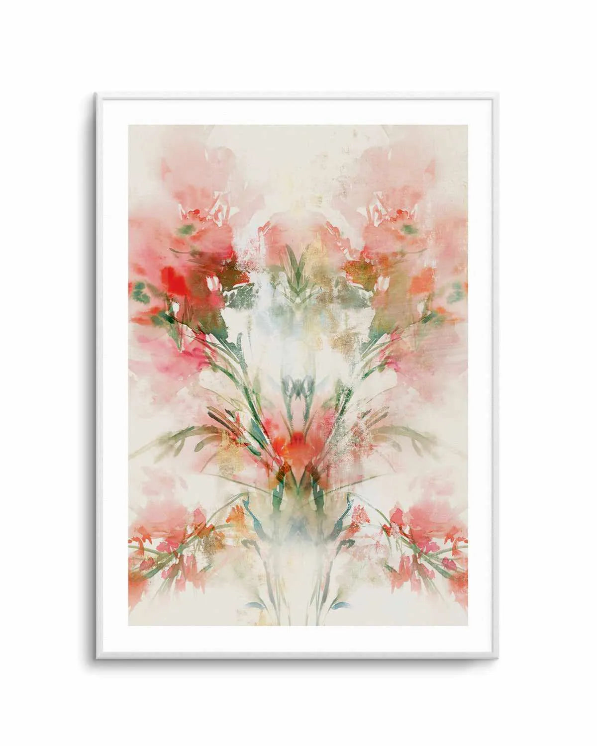 Red Flowers I Art Print from Olive et Oriel where you can shop wallpaper and artworks online