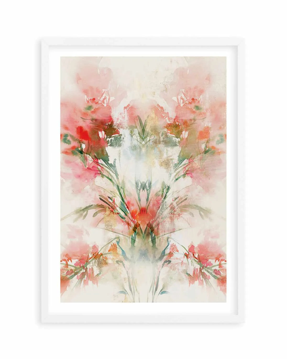 Red Flowers I Art Print from Olive et Oriel where you can shop wallpaper and artworks online