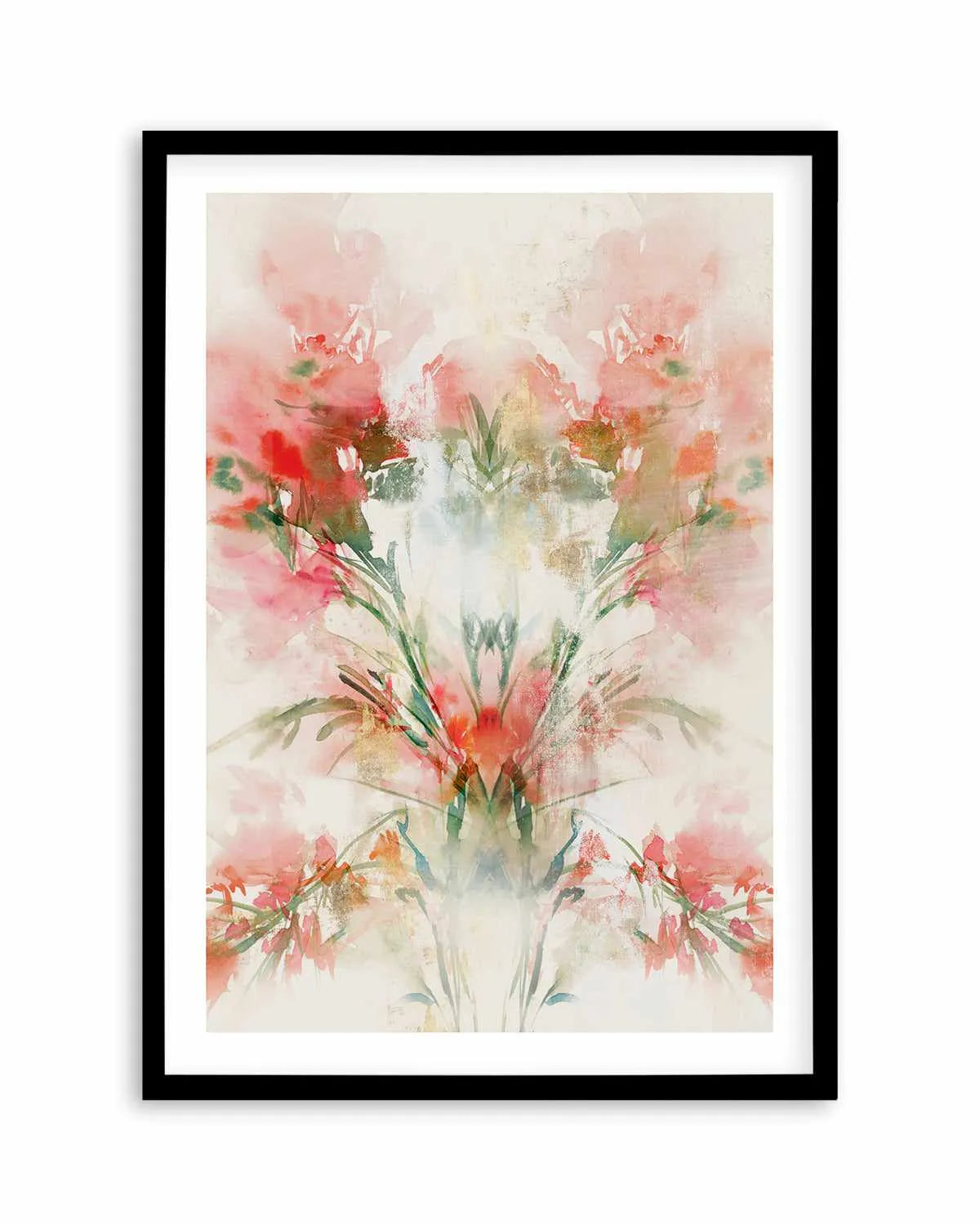 Red Flowers I Art Print from Olive et Oriel where you can shop wallpaper and artworks online