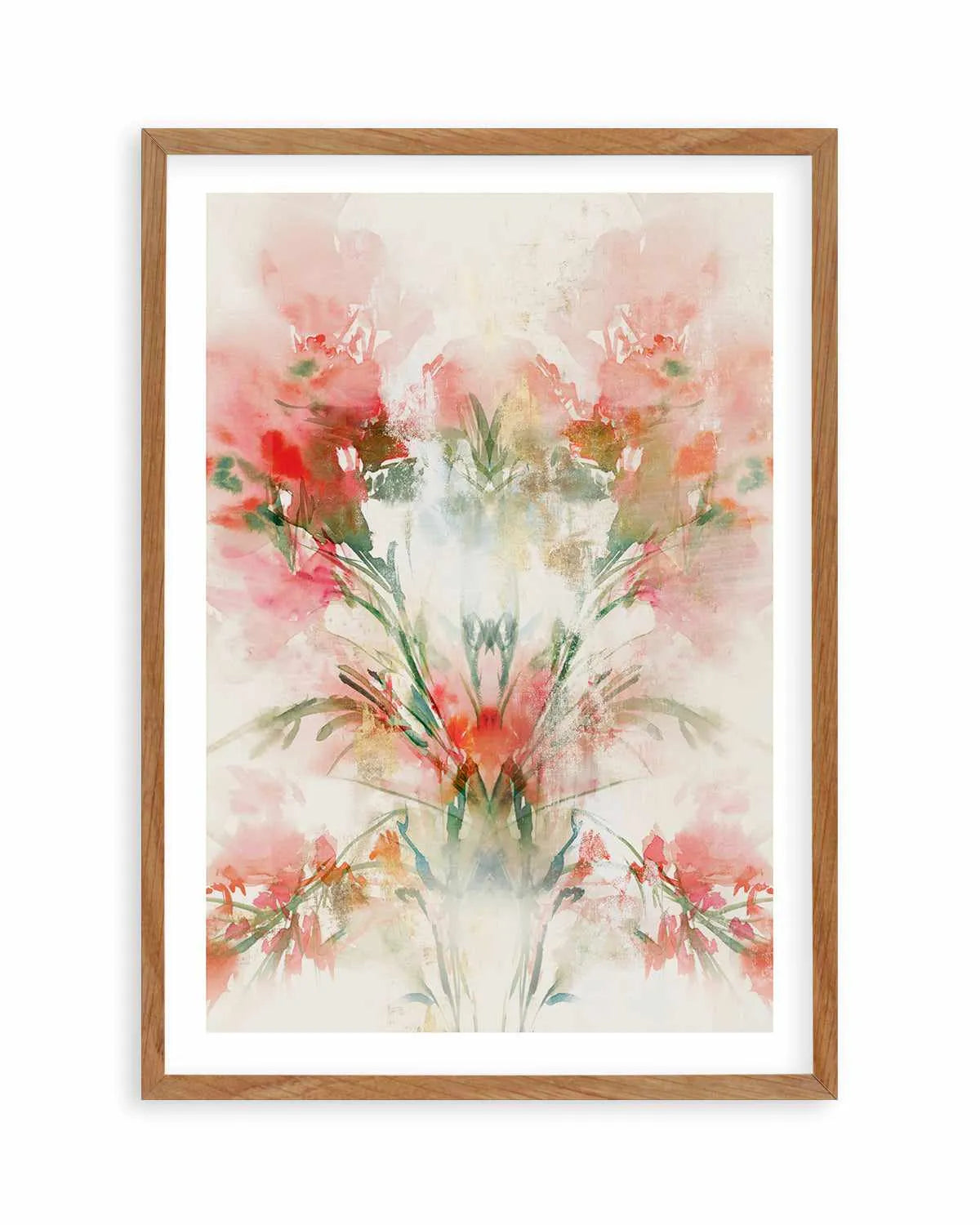 Red Flowers I Art Print from Olive et Oriel where you can shop wallpaper and artworks online