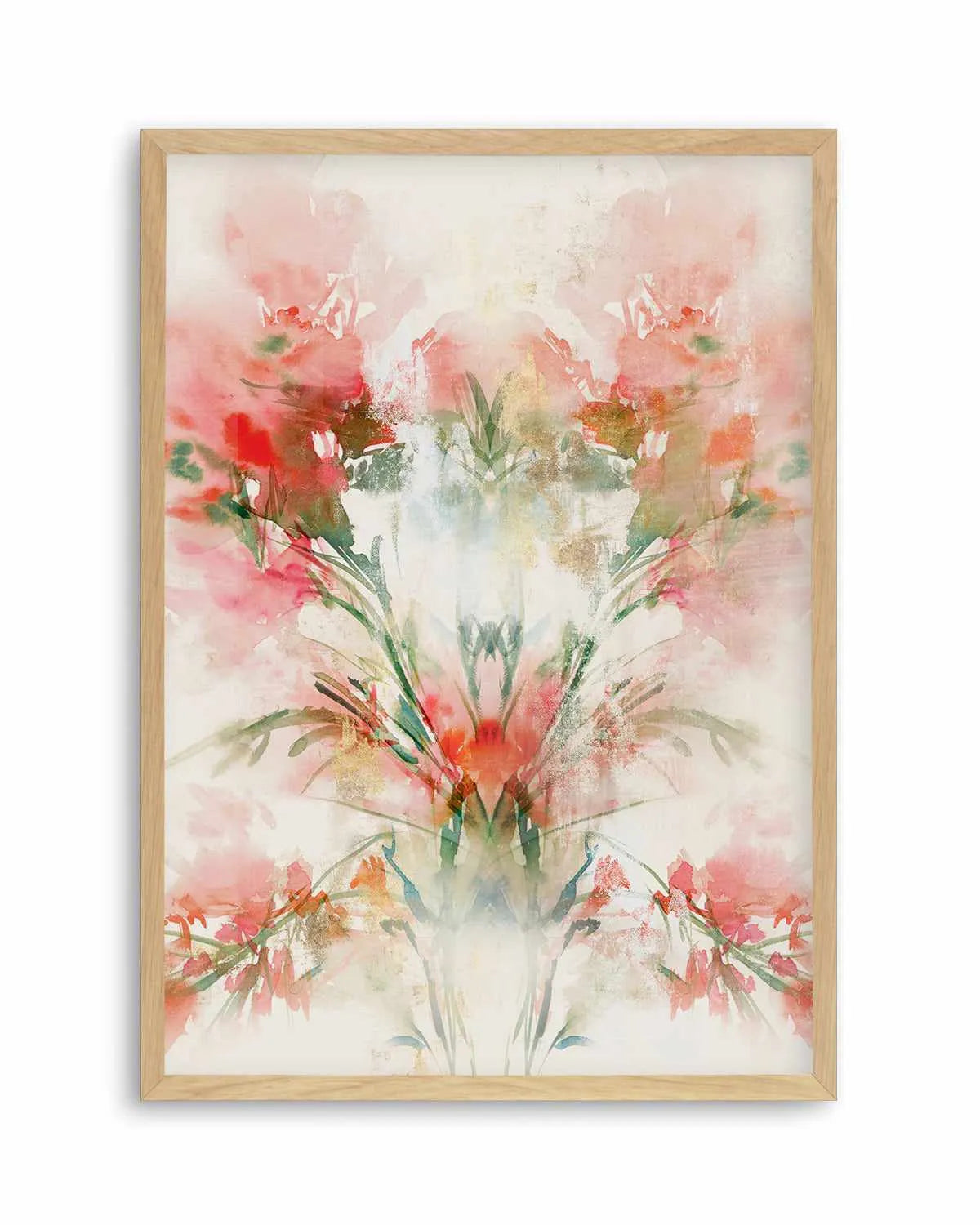 Red Flowers I Art Print from Olive et Oriel where you can shop wallpaper and artworks online